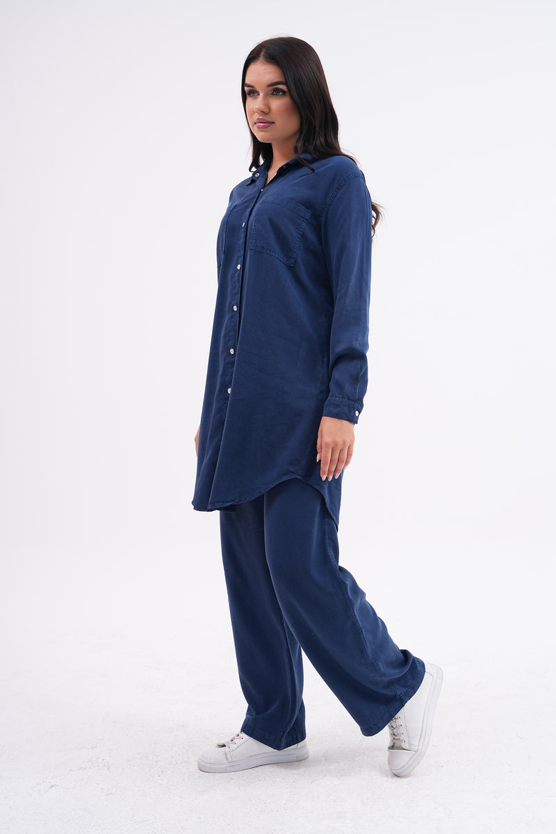 NSH Tencel Set Navy Blue