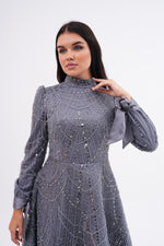 DMN Rumeysa Dress Gray