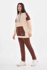 TEG 2 Colors Tracksuit Brown