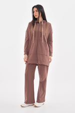 SCL Gold Stones Tracksuit Brown