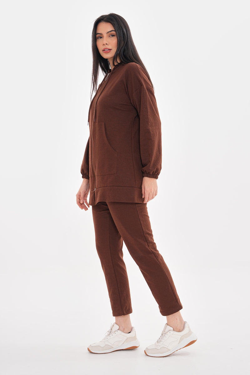 TEG Alerbo Tracksuit Brown