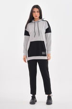 TEG 2 Colors Tracksuit Black