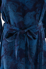 MissWhence Blue Qupra Silk Dress