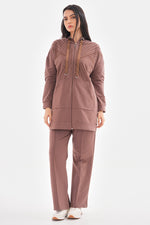 SCL Shoulder Stone Tracksuit Brown