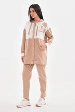 SCL Flower Tracksuit Camel