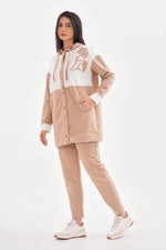 SCL Flower Tracksuit Camel