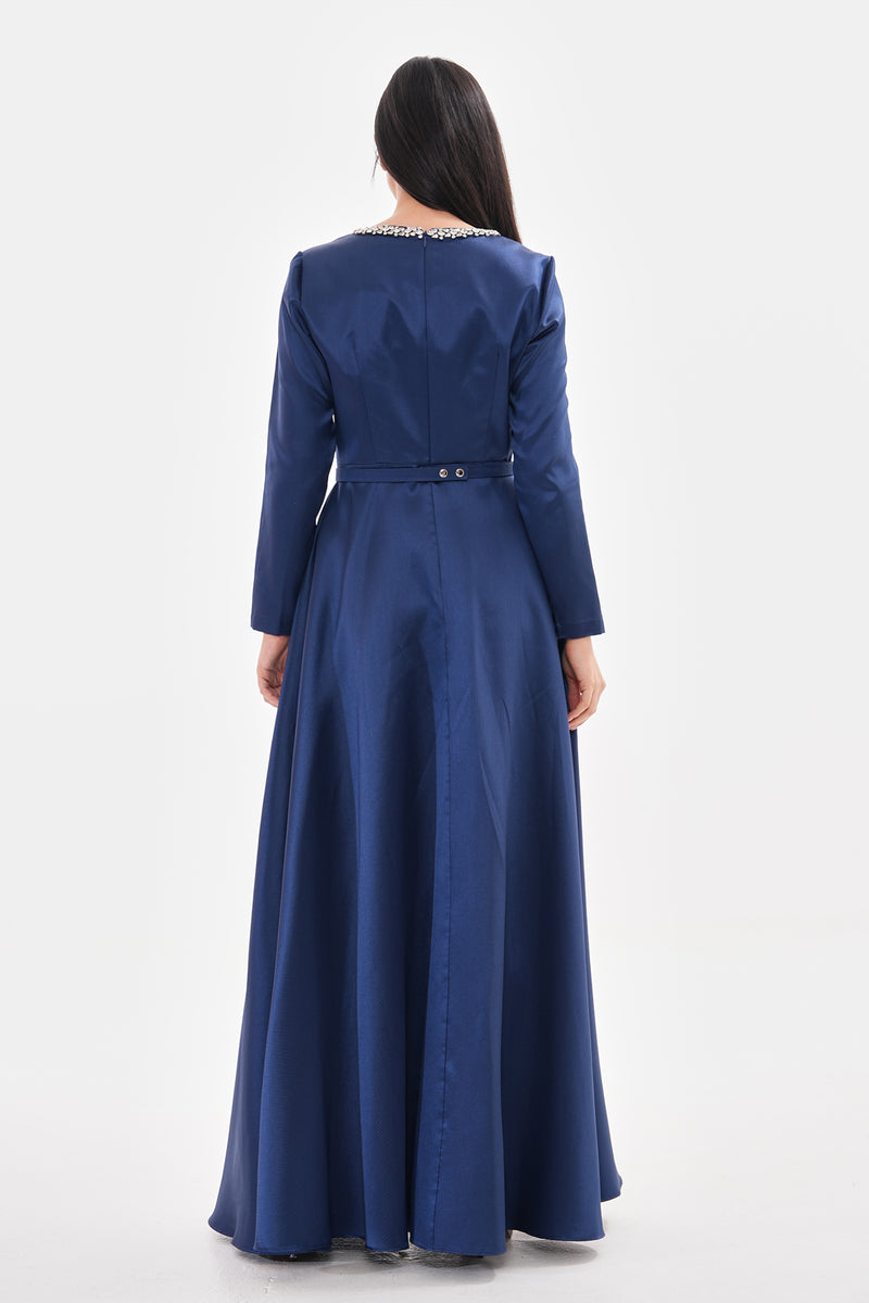 J&S Fiyonk Dress Navy Blue