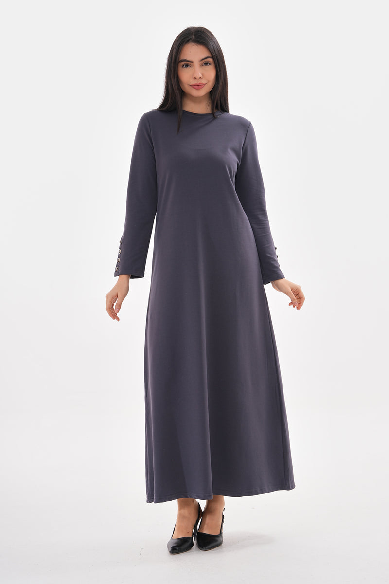 JMN Cotton Dress Gray