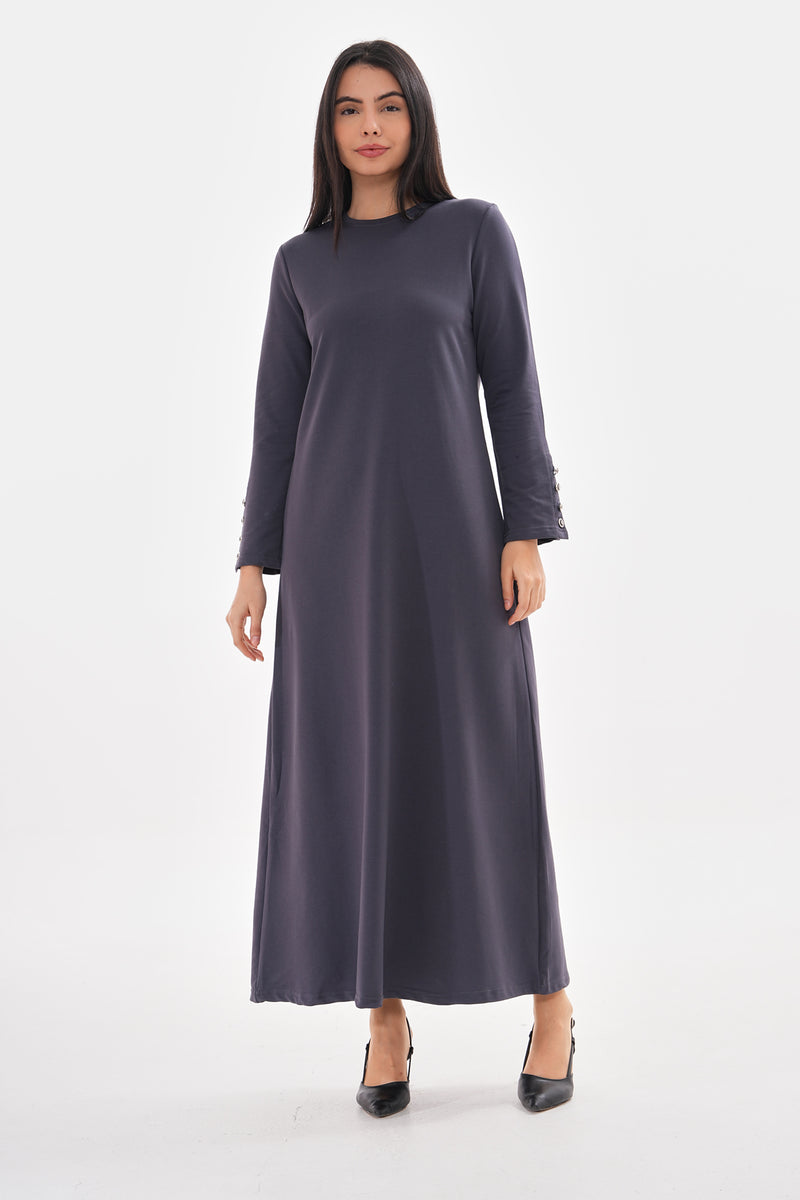 JMN Cotton Dress Gray