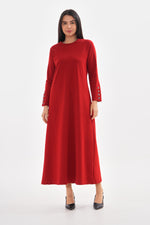 JMN Cotton Dress Red