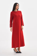 JMN Cotton Dress Red