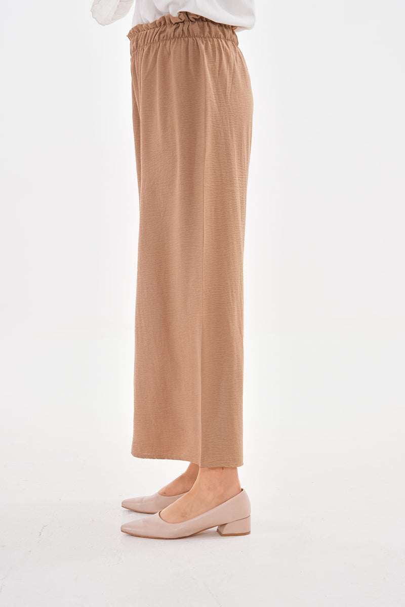 N&C Elastic Belted Pants Beige