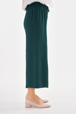 N&C Elastic Belted Pants Green