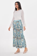 ZMS Ethnic Printed Pants Blue