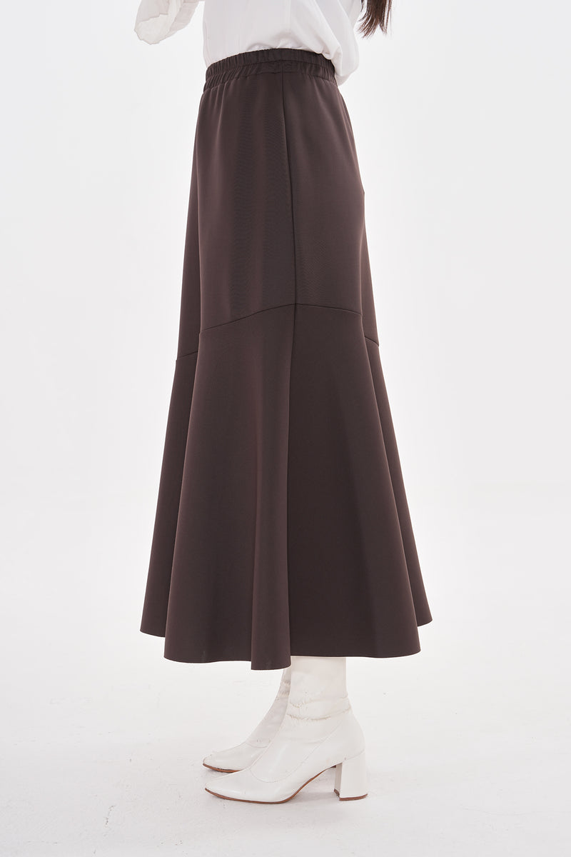 A&M Squba Volan Skirt Brown