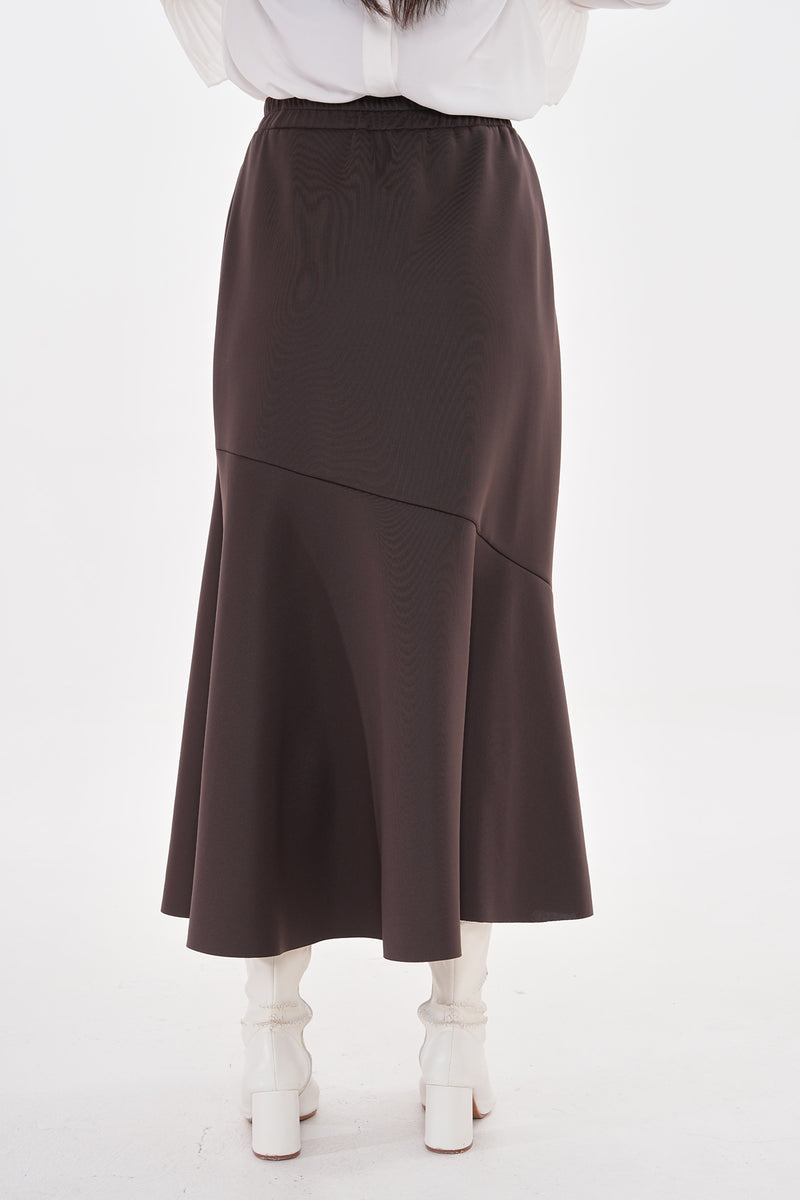 A&M Squba Volan Skirt Brown