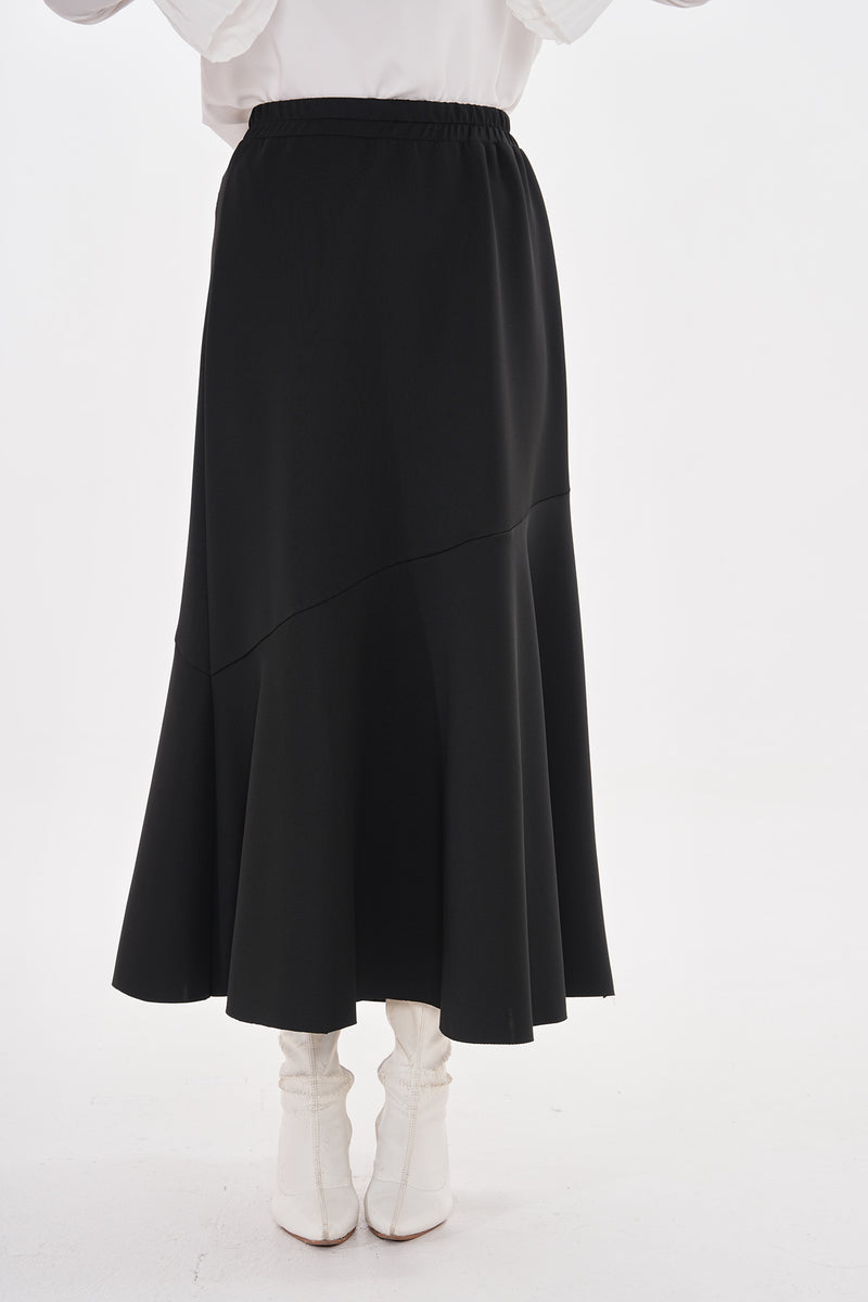 A&M Squba Volan Skirt Black