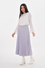 SZ Pleated Skirt Gray