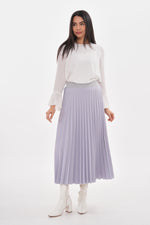 SZ Pleated Skirt Gray