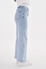 NSH Wide Denim Pants Blue