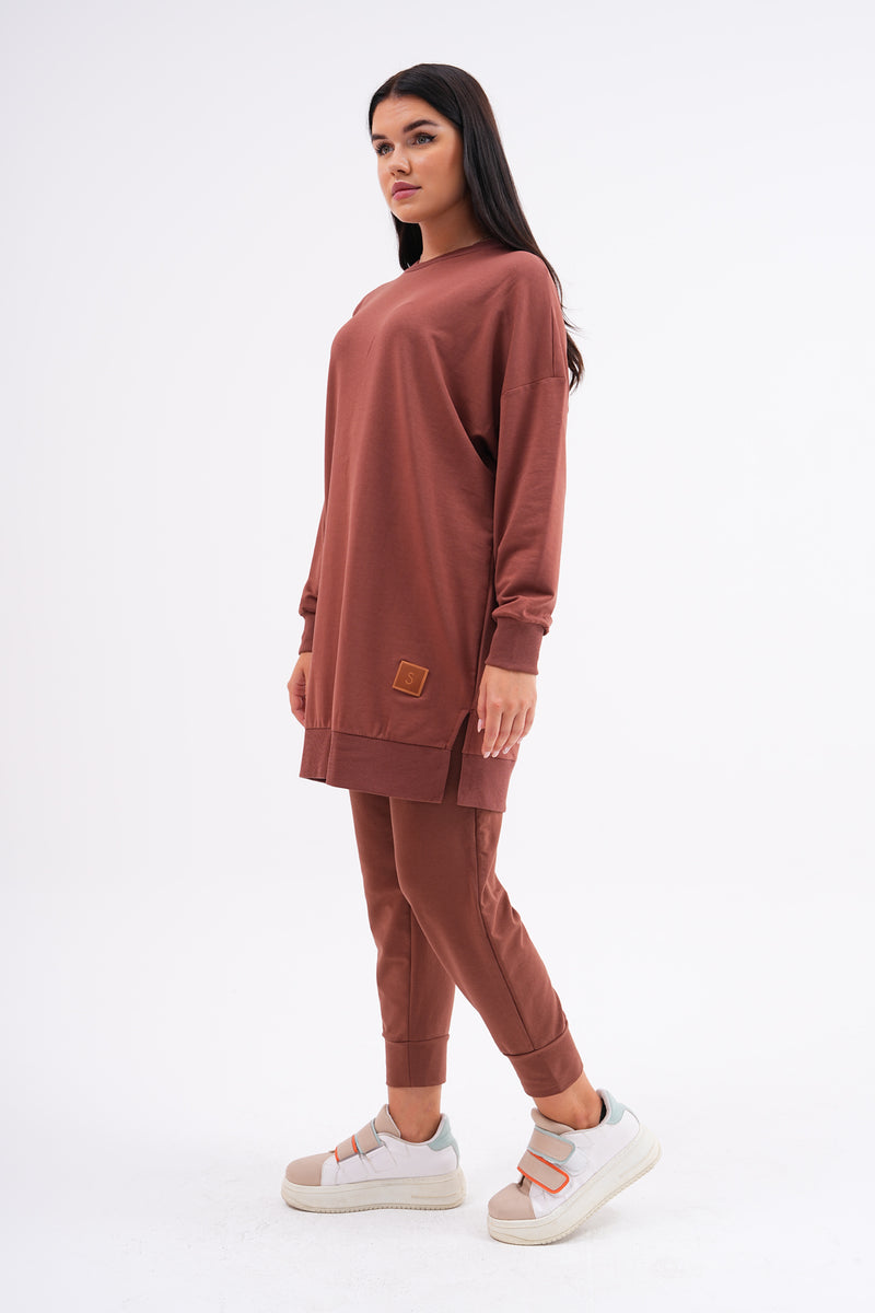 PN Basic Tracksuit Brown