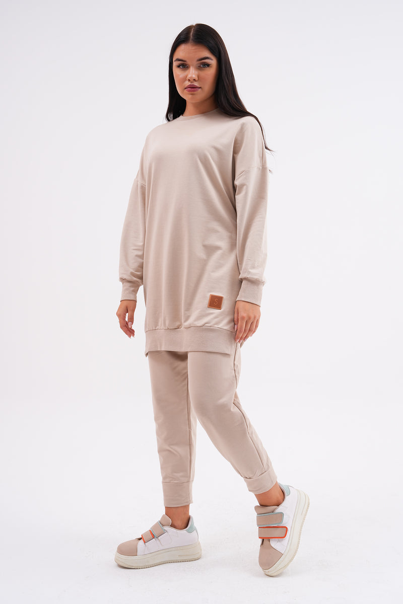 PN Basic Tracksuit Beige