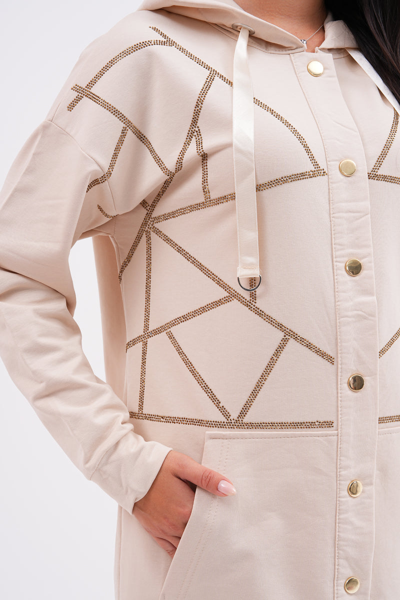 SCL Zigzag Tracksuit Beige