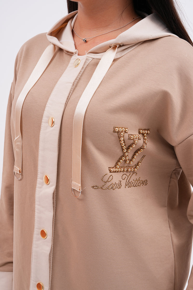 SCL L&V Tracksuit Beige