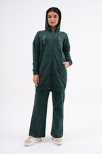 SCL Stone Zigzag Tracksuit Emerald