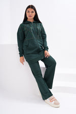 SCL Stone Zigzag Tracksuit Emerald