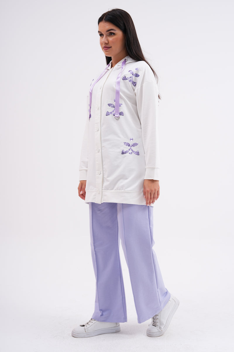 SCL Butterfly Tracksuit Lilac