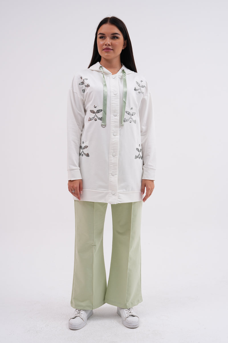 SCL Butterfly Tracksuit Almond Green