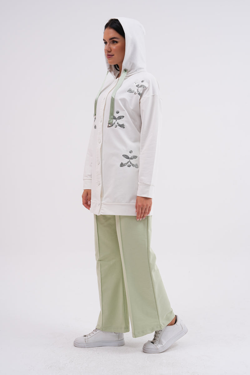 SCL Butterfly Tracksuit Almond Green