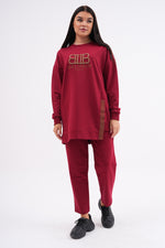 SCL Balmain Tracksuit Burgundy