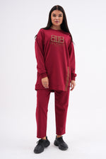 SCL Balmain Tracksuit Burgundy