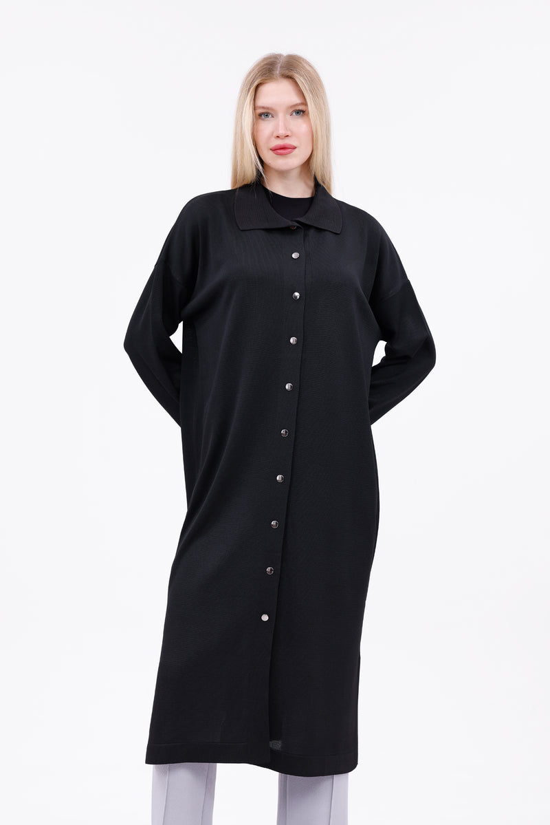 ZZ Birgen Knitted Winter Tunic Black