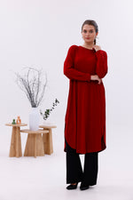 AFL 1740A Long Tunic Red