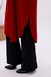 AFL Cotton Long Tunic Red