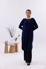 AFL 1740A Long Tunic Navy Blue