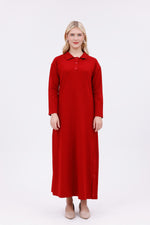 JMN New Cotton Dress Red