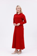 JMN New Cotton Dress Red