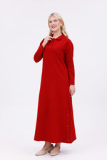 JMN New Cotton Dress Red