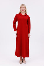 JMN New Cotton Dress Red