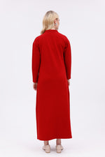 JMN New Cotton Dress Red