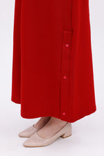 JMN New Cotton Dress Red