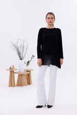 AFL Pleated Long Sleeve Inner Tunic Black