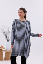 AFL Striped Tunic Gray