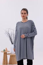 AFL Striped Tunic Gray
