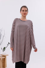 AFL Striped Tunic Mink