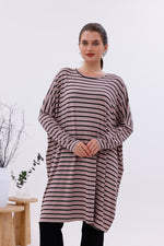 AFL Striped Tunic Mink